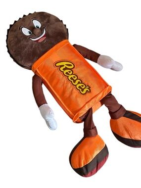 Reese’s Peanut Butter Cup Collectible Plush Toy Hersey Park Y2K Chocolate Bar!